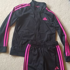 Adidas girls tracksuit